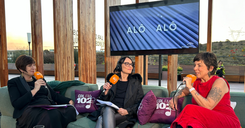 Entrevista no De Carona com Marcela Machado e Lenora Rolfhs e Viviane Seabra Villela