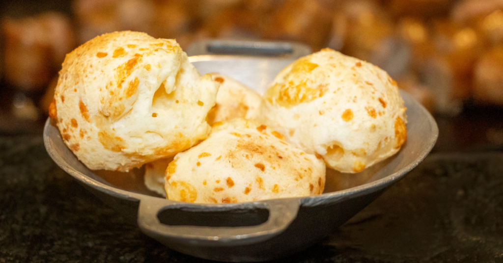 Pão de queijo do restaurante Dona Lucinha