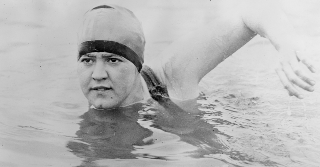 Gertrude Ederle nadando