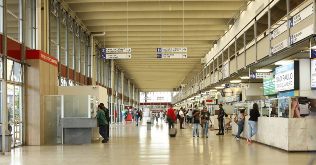 Saguão do Terminal Rodoviário de Belo Horizonte