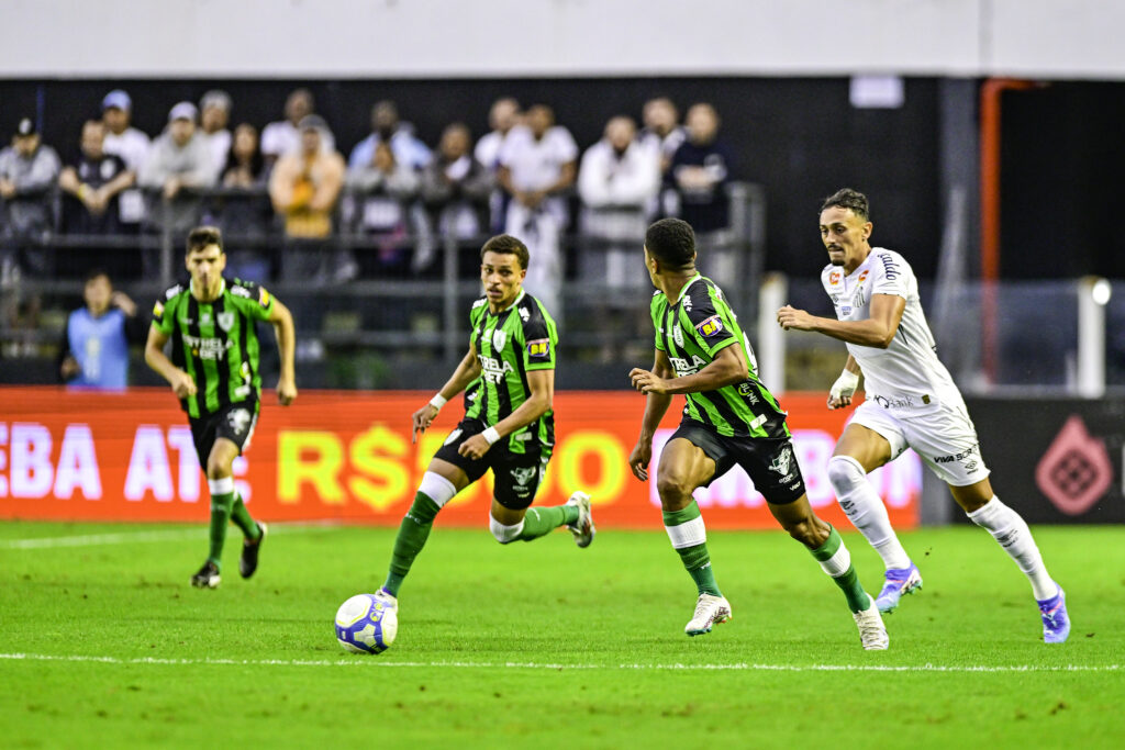 Jogo entre América e Santos