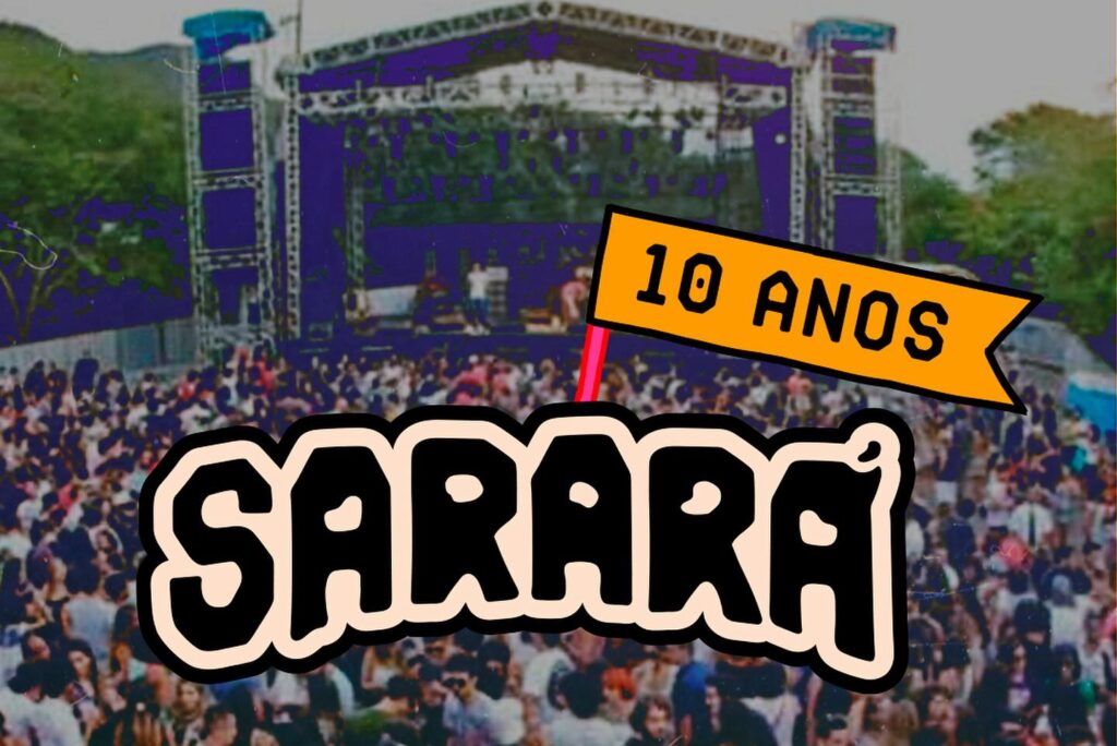 Público em frente ao palco no Festival Sarará