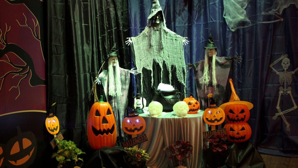 espaço temático halloween