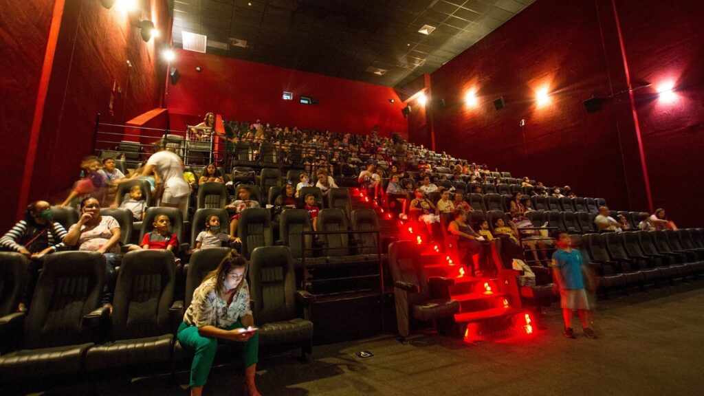 sessão azul cinema