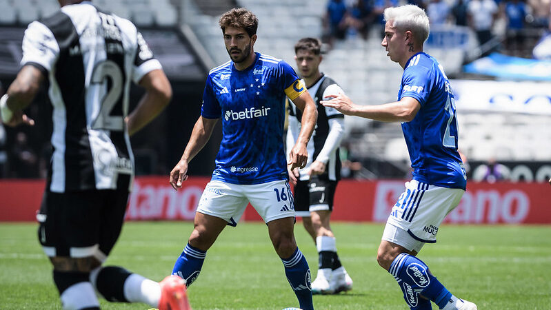 cruzeiro e corinthians em campo