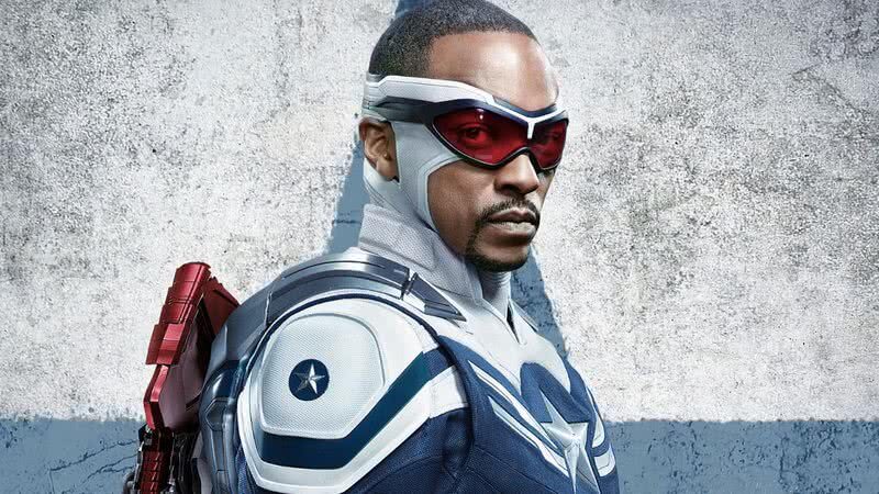 Anthony Mackie como capitão américa