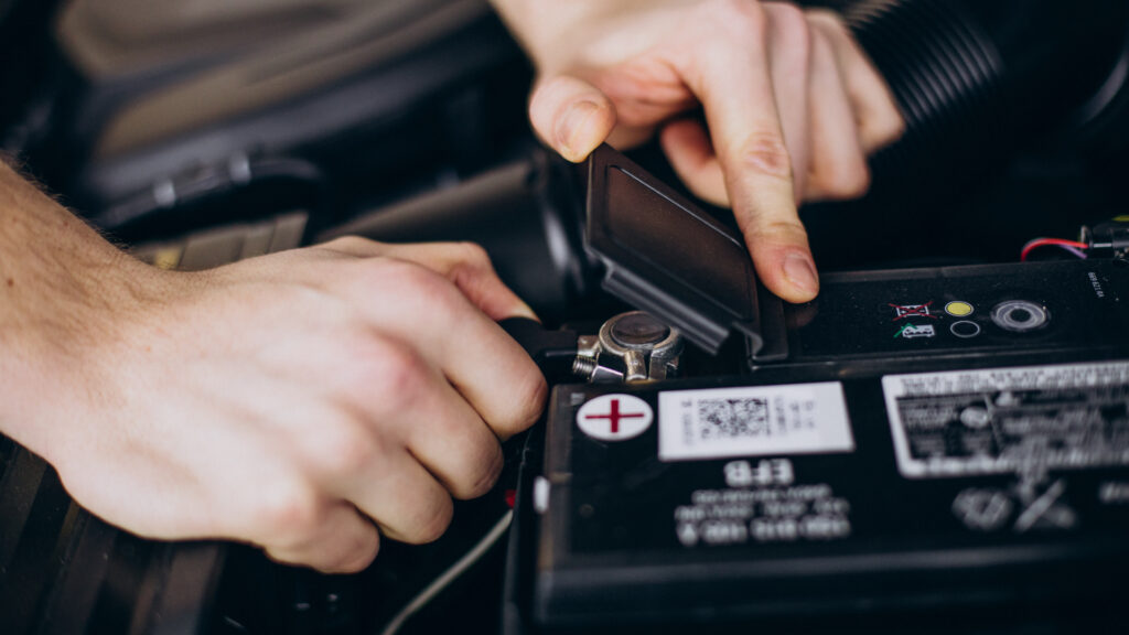 fazendo carro automático pegar no tranco sem bateria