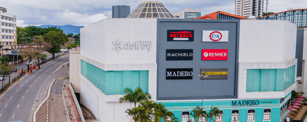 fachada do shopping del rey