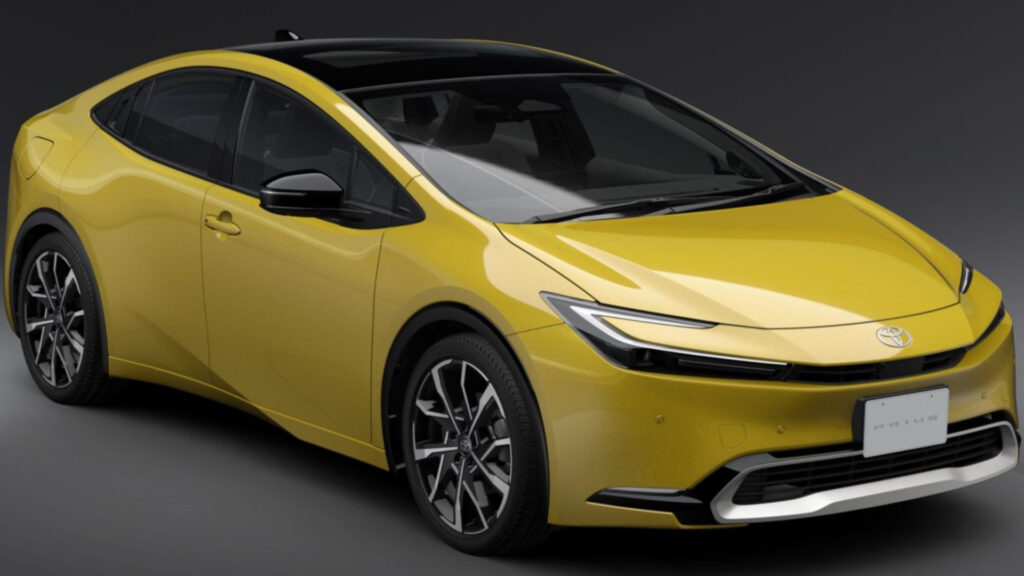 toyota prius 2023 amarelo