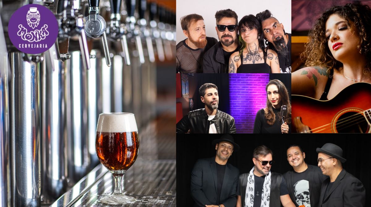 Feriado em BH com música ao vivo, cerveja artesanal e double chopp na Monka Cervejaria, de 30 de abril a 3 de maio.