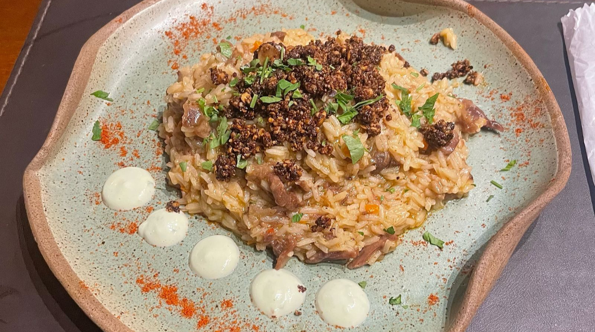 arroz caldoso do quintal do durval