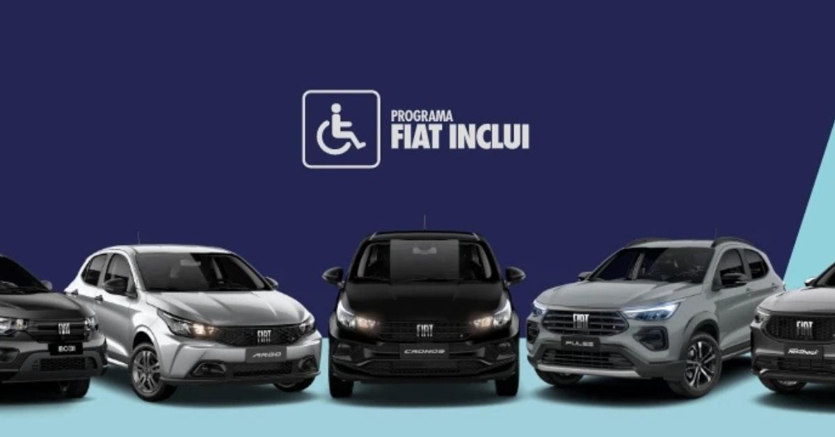 Veículos pcd do programa FIAT INCLUI