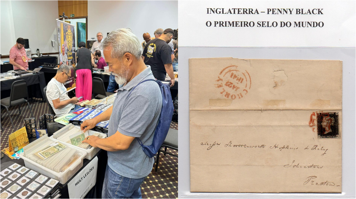 encontro mineiro de filatelia e selo penny black