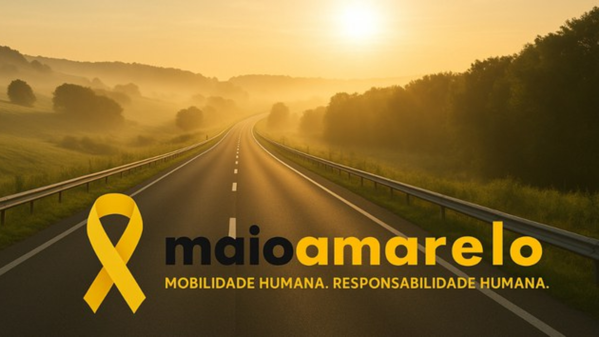 maio amarelo sinal vermelho