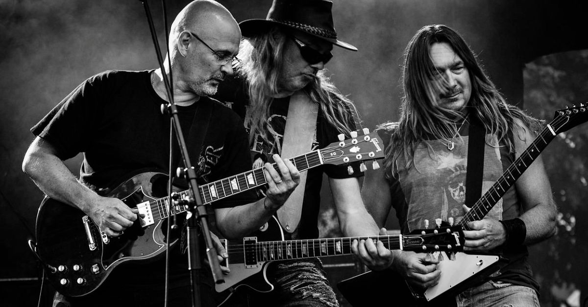 Trio no palco