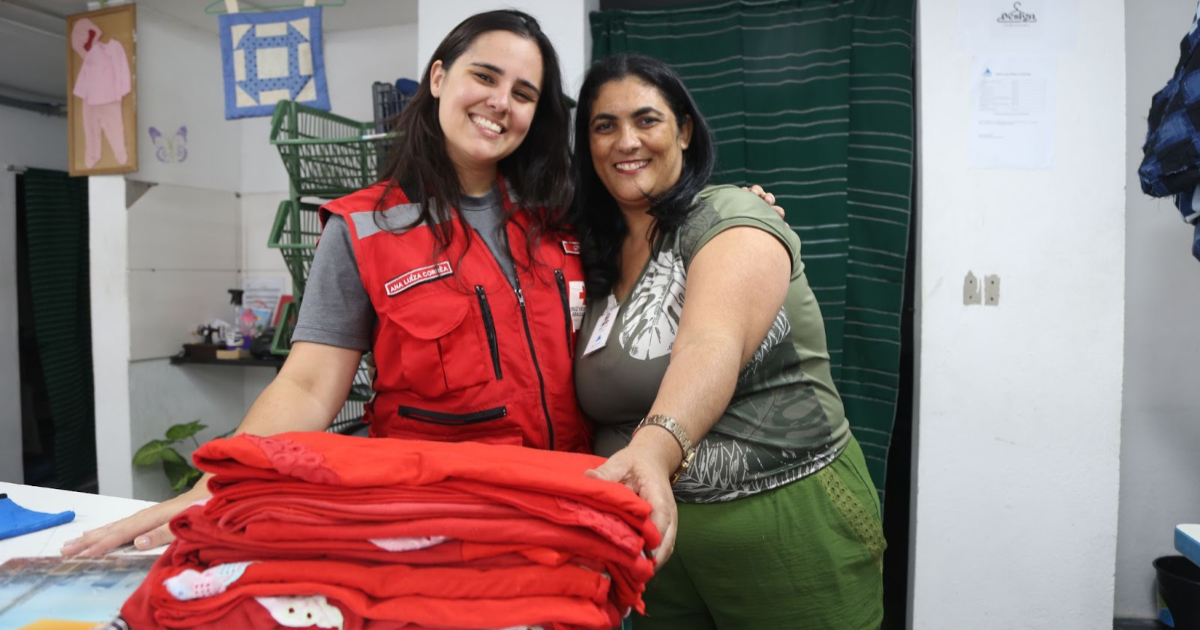 coordenadora de operações da cruz vermelha e recuperanda da apac