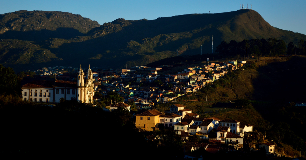 vista panorâmica de ouro preto