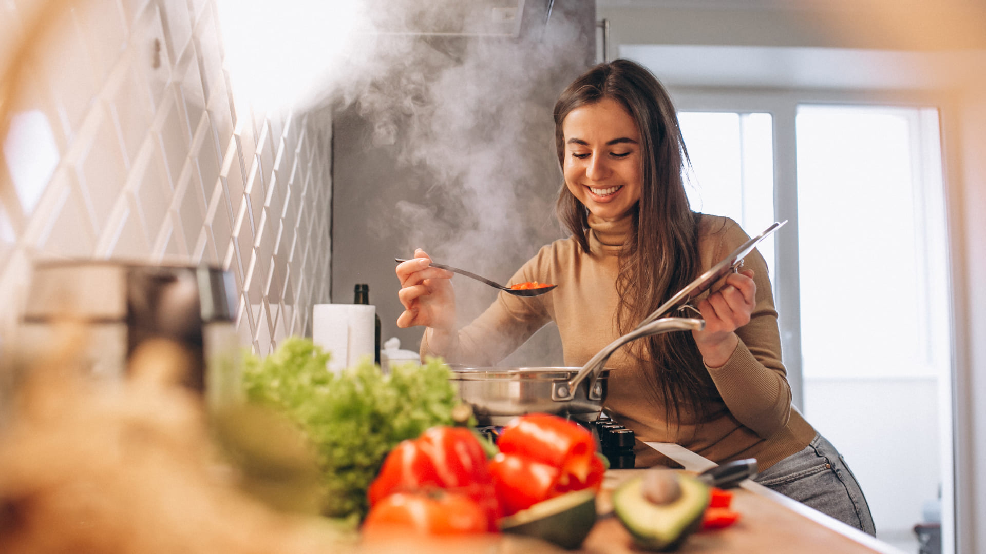 cozinhar em casa