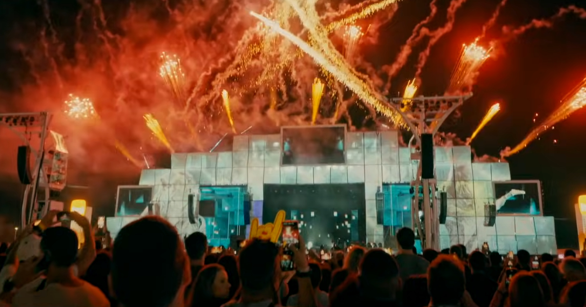 público no palco principal do rock in rio