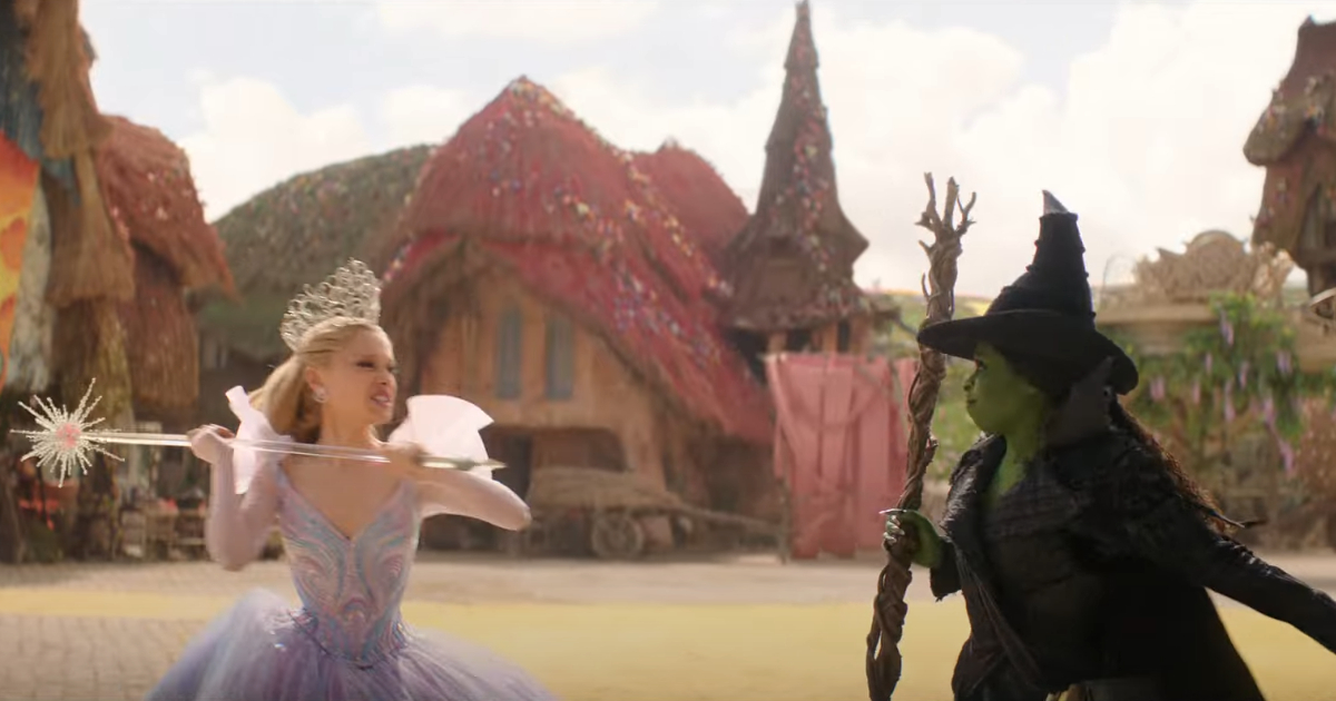 cena de glinda e elphaba em wicked: for good