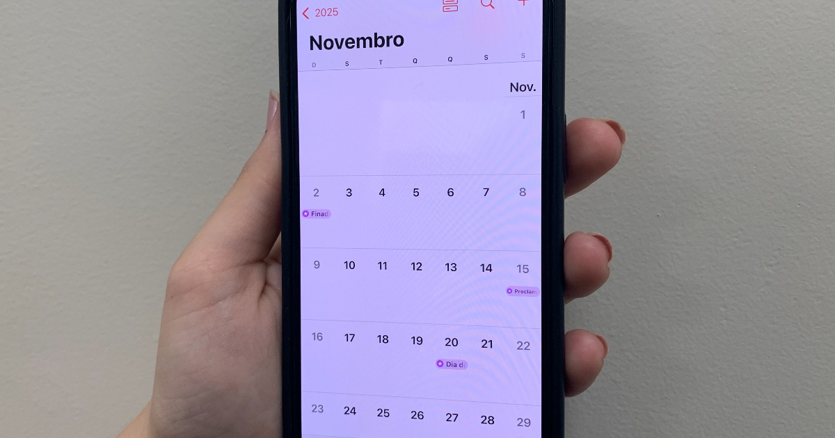 calendário de novembro