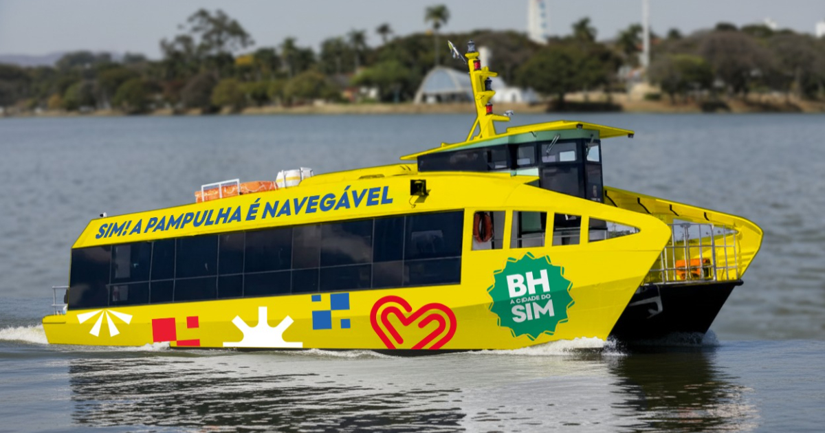 catamarã na lagoa da pampulha