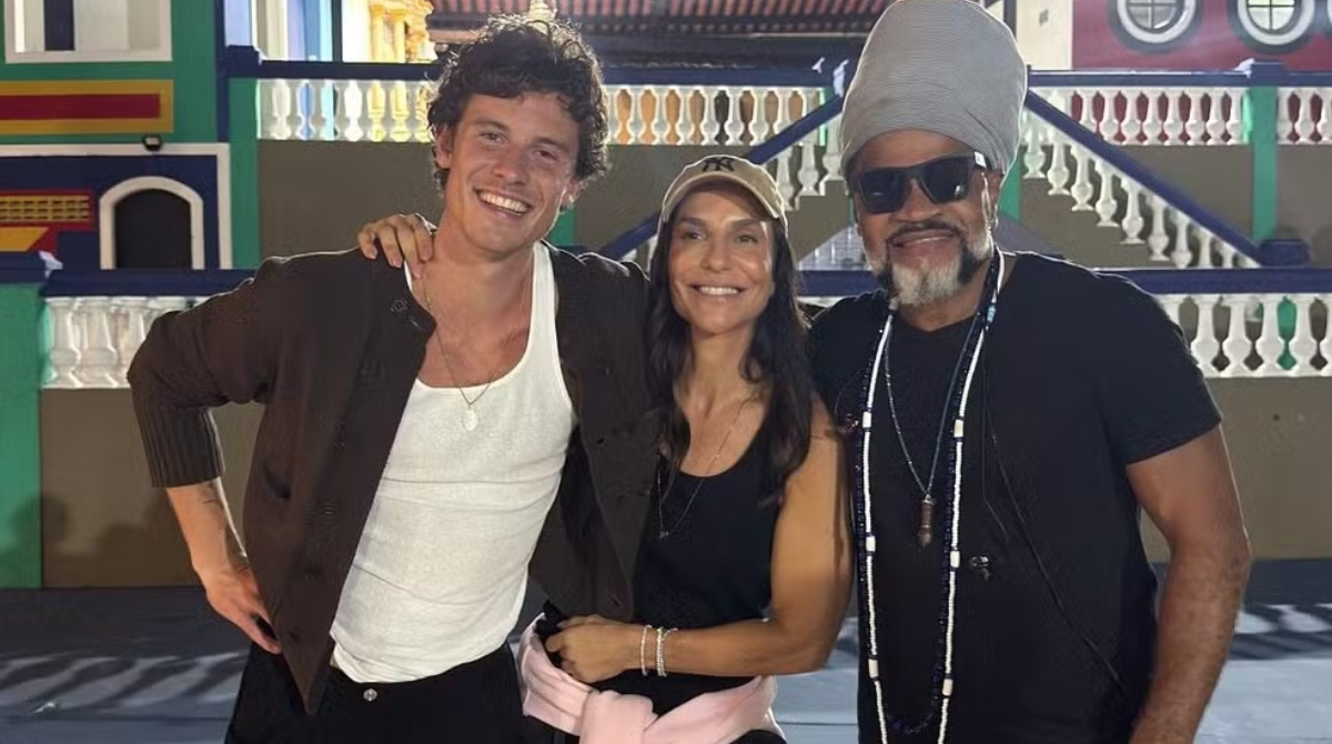shawn mendes ao lado de ivete e carlinhos brown