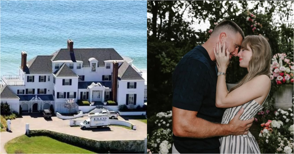 mansão de taylor swift / taylor swift e travis kelce noivado