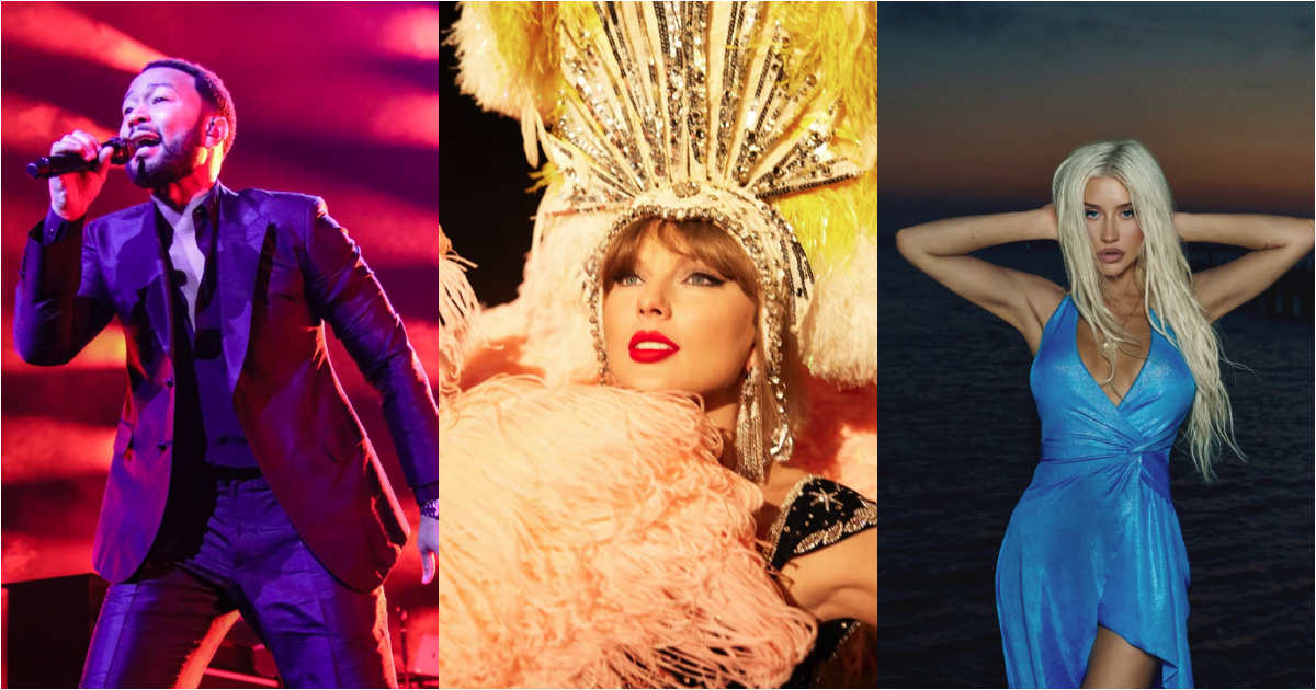 john legend taylor swift e christina aguilera