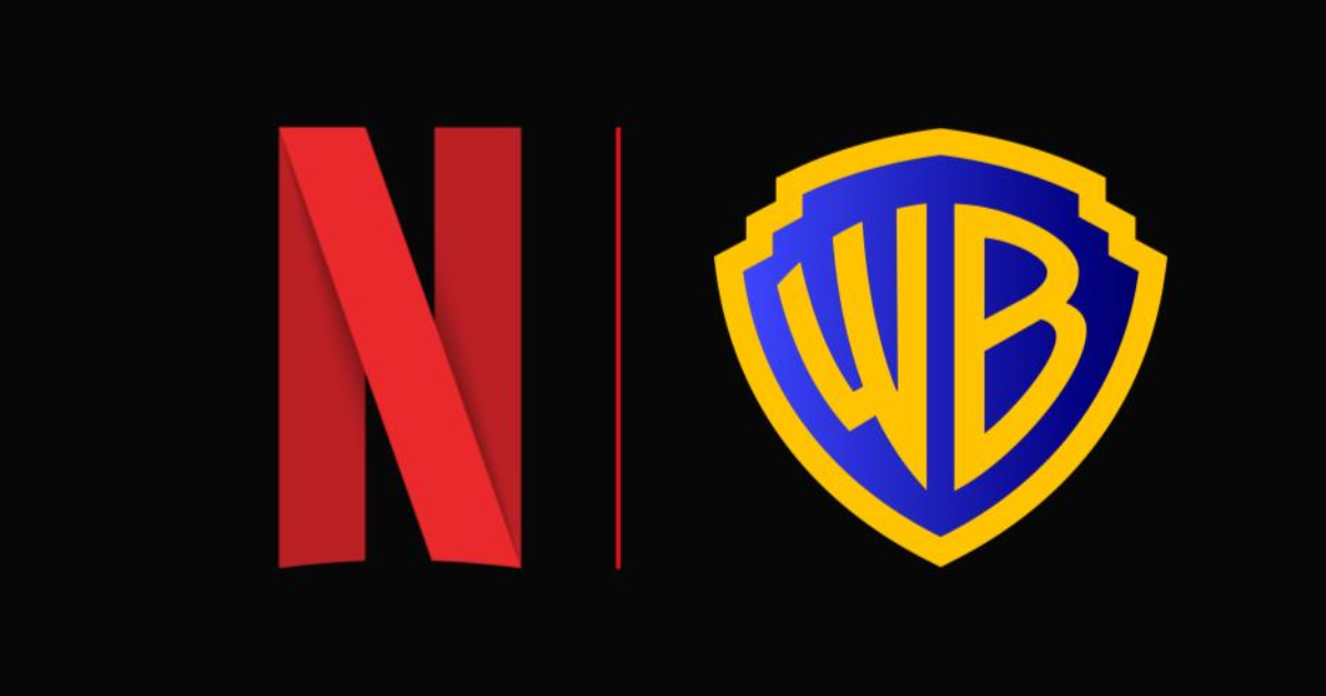 logo da netflix e da warner bros.