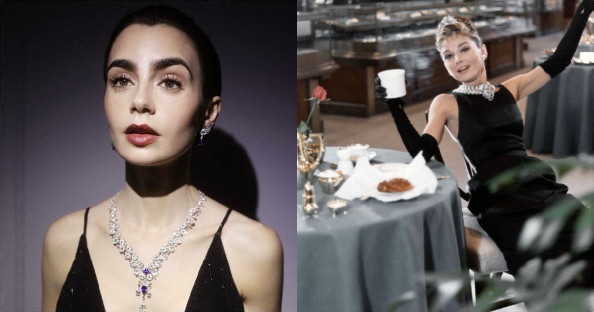 lily collins e audrey hepburn