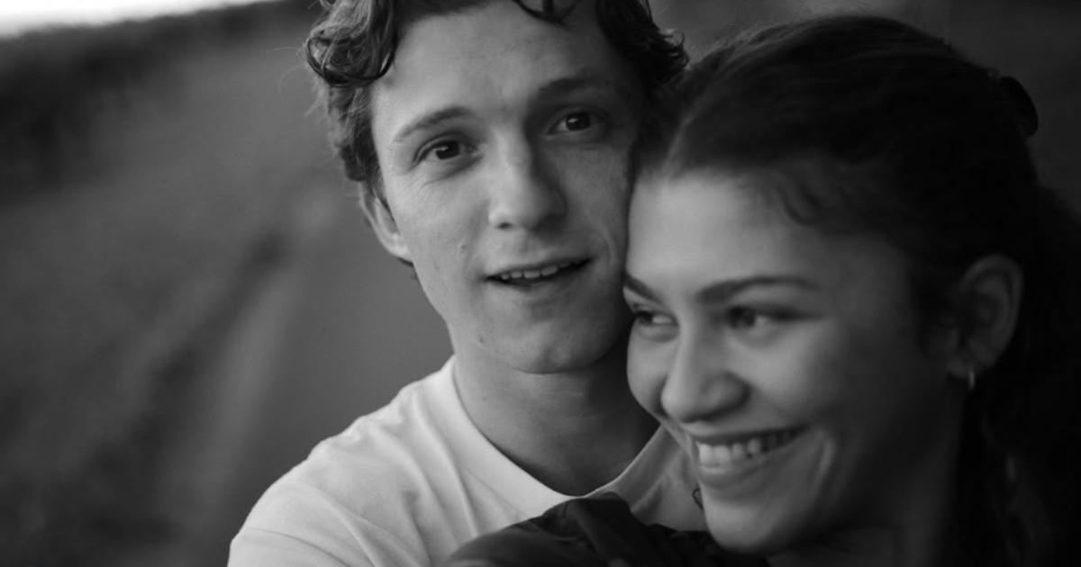 zendaya e tom holland abraçados