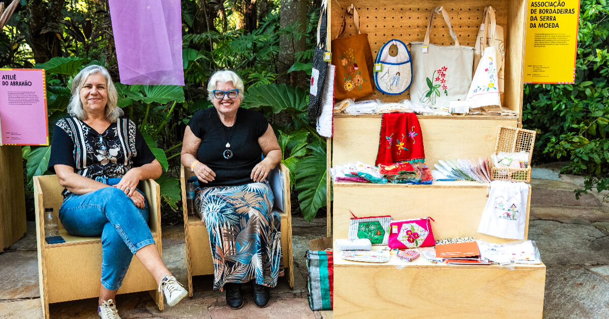 expositoras na experiência brumadinho