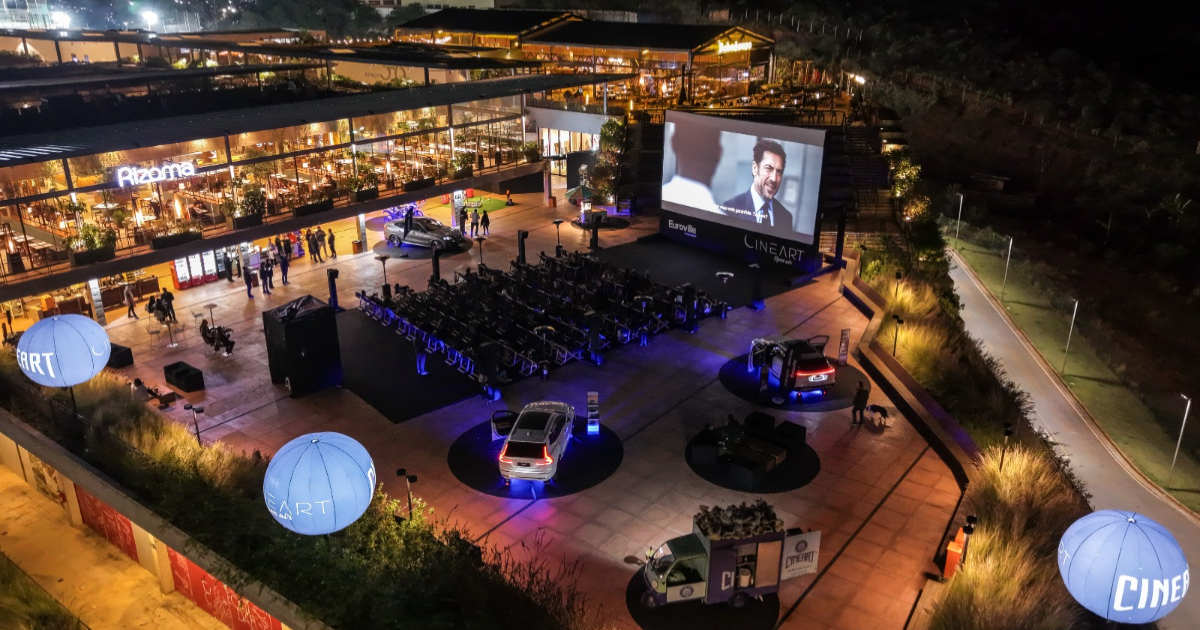 cineart open air vista de cima