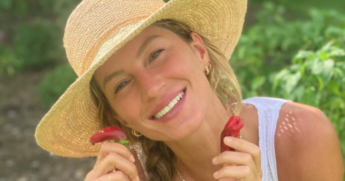 gisele bündchen sorrindo