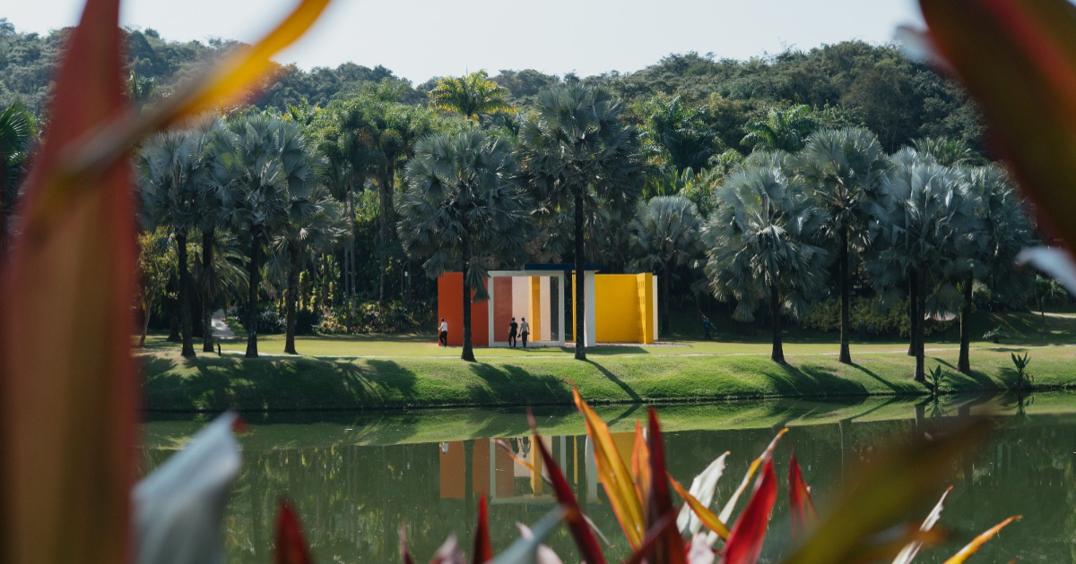 vista da obra de hélio oiticica no inhotim