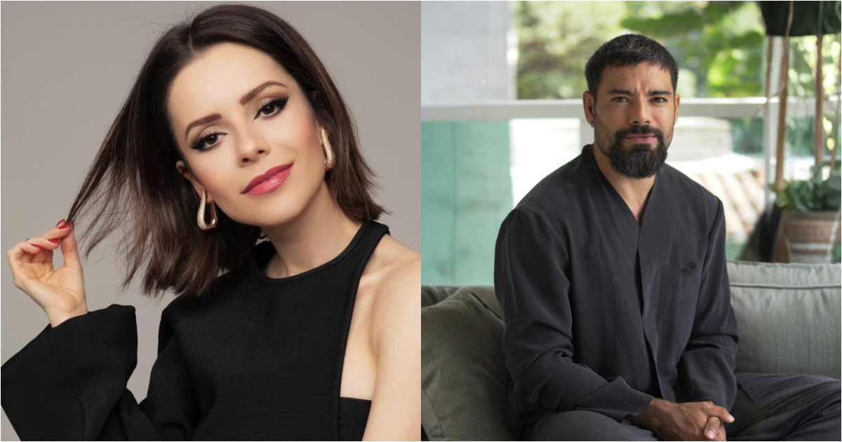 sandy e pedro andrade posando