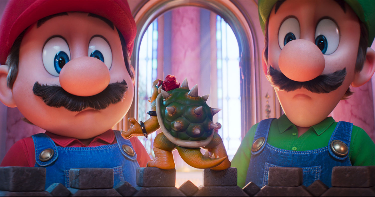 cena do filme super mario galaxy