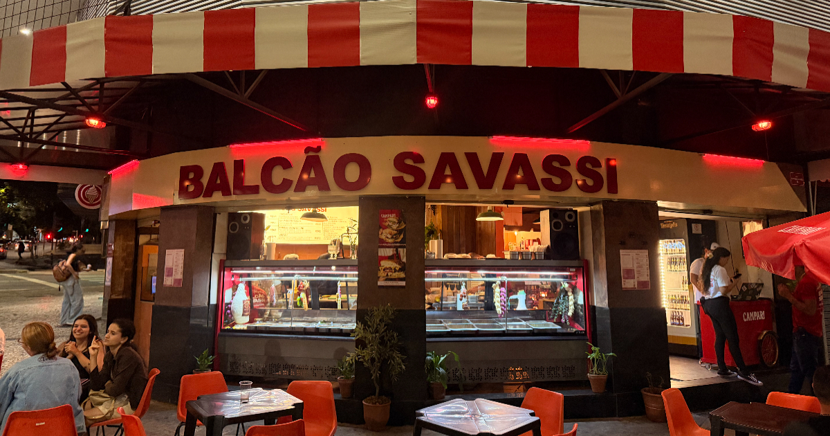 fachada do balcão savassi