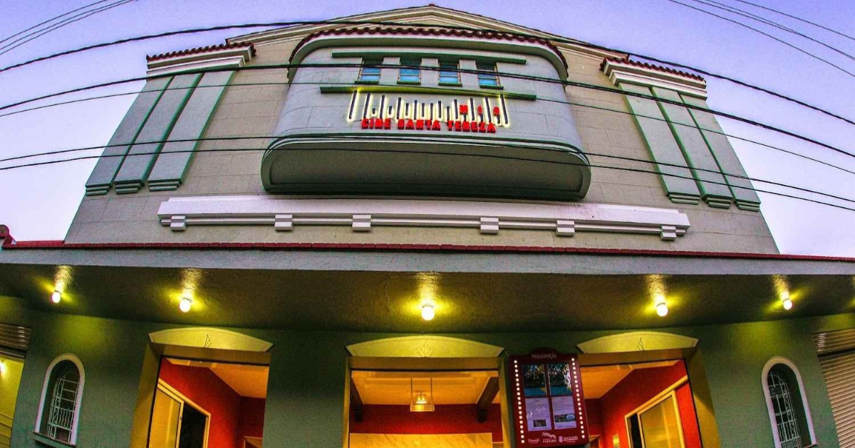 fachada do cine santa tereza