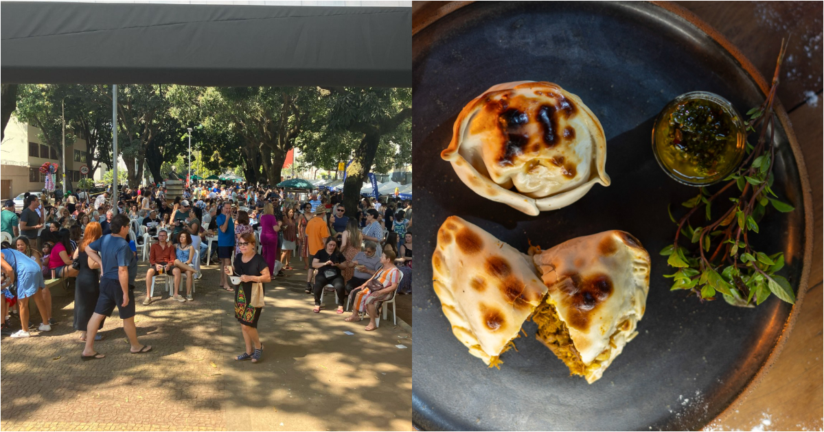 pessoas na la pachanga e empanada