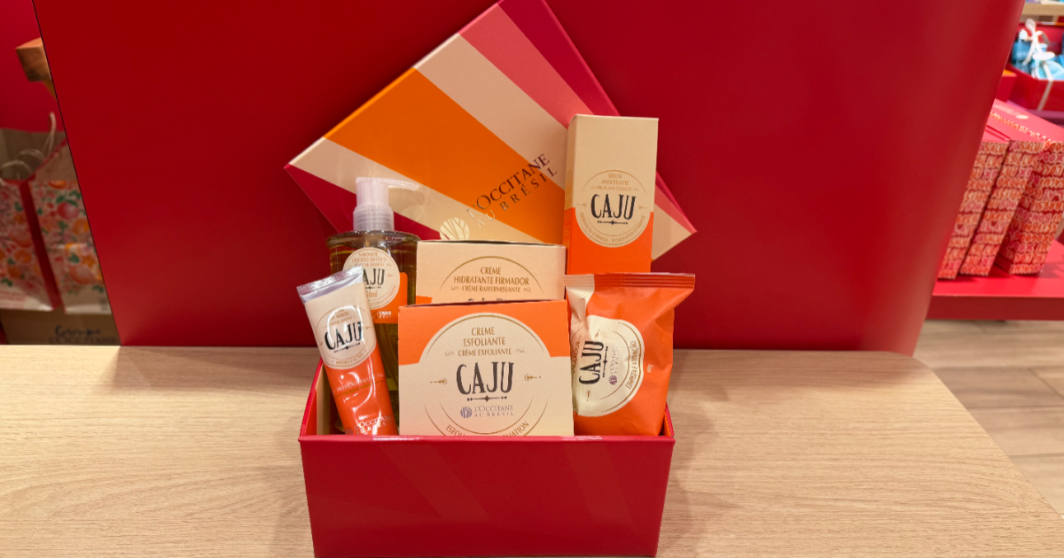 kit de produtos da l'occitane