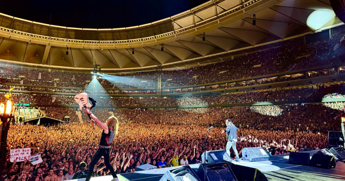 show da iron maiden em madri