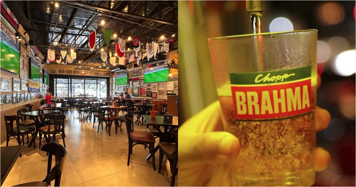 bar monumental e copo de cerveja