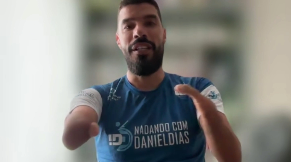 O maior medalhista paralímpico da história do Brasil Daniel Dias na cdl fm