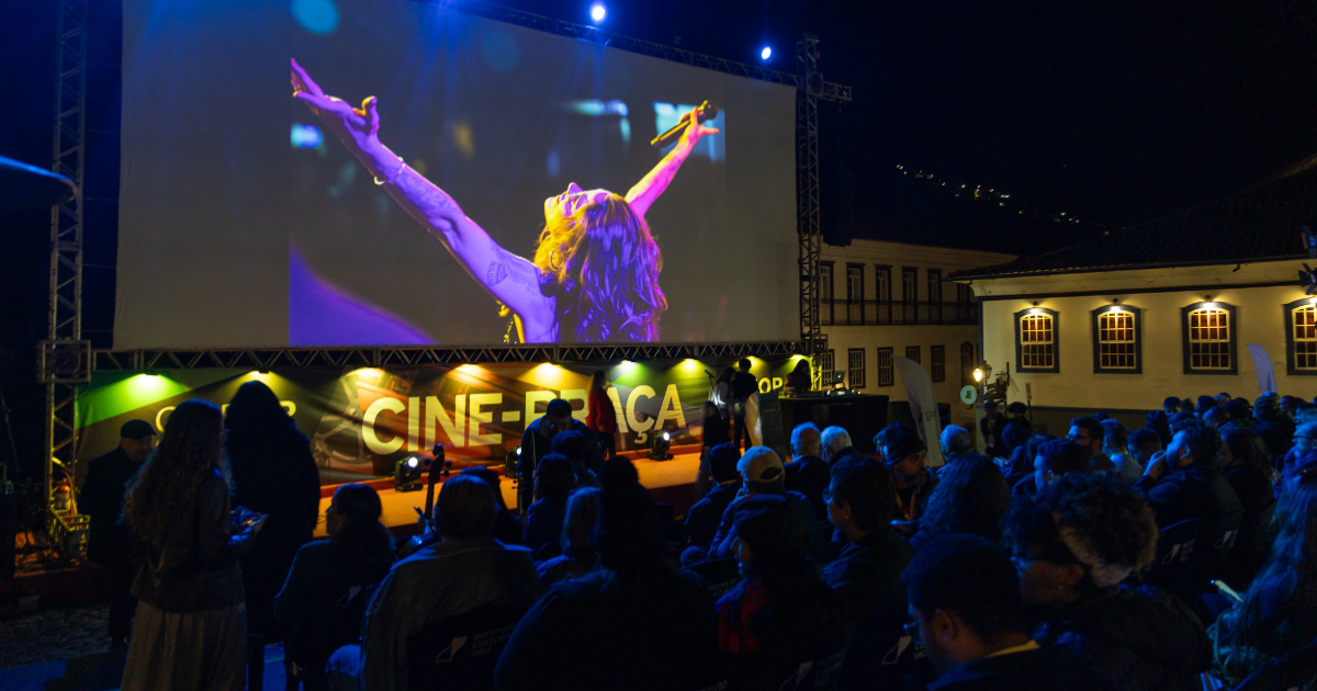 cine-praça na 20ª cineop