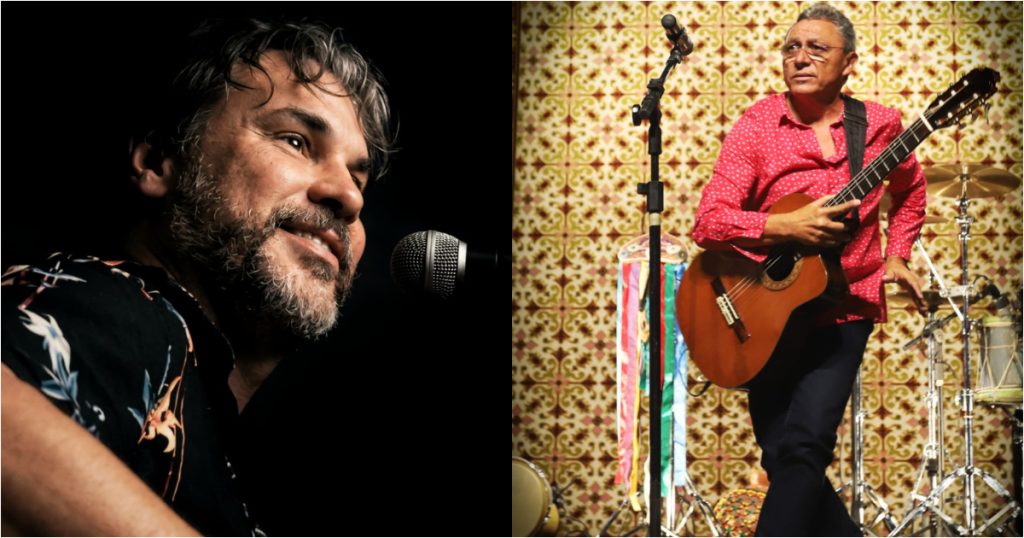 rodrigo borges e saldanha rolim no palco