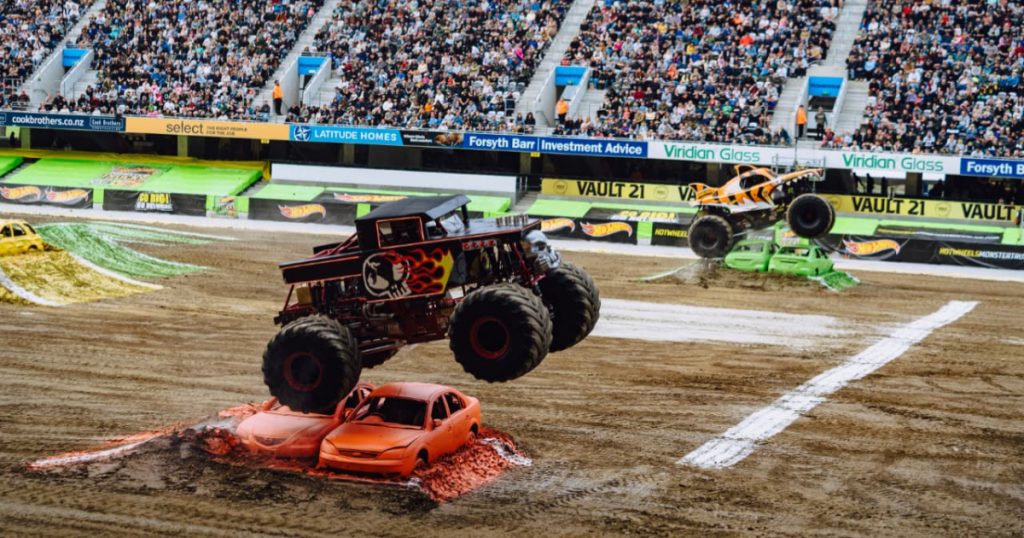 veículo no Hot Wheels Monster trucks live