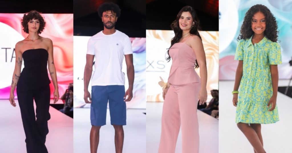 modelos desfilando em passarela