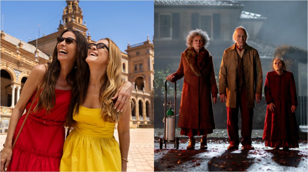 personagens dos filmes minha melhor amiga e sobrenatural: agora entre nós
